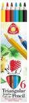 ICO Színes ceruza ICO Süni háromszögletű vastag festett 6 darabos (7140133001)