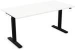 Nowy Styl Íróasztal NOWYSTYL elektromosan állítható magasságú 1600x800 mm fekete T-lábas fehér (WEUP009-00000013) - vectraline