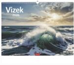 TopTimer Falinaptár TOPTIMER T093 420x310mm fekvő Vizek 2026 (T9300-23F) - vectraline