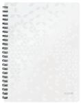 Leitz Spirálfüzet kockás LEITZ Wow A/4 80 lapos fehér (46380001) - vectraline