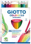 GIOTTO Színes ceruza GIOTTO Colors 3.0 aquarell háromszögletű 36 darabos (2773 00)