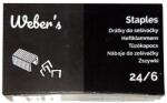 WEBER S Tűzőkapocs WEBER`S 24/6 1000 darabos - vectraline