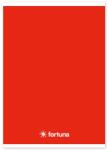Fortuna Füzet vonalas FORTUNA Monocolor A/5 32 lapos 21-32 piros (01.02076) - vectraline