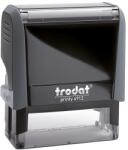 TRODAT Bélyegző TRODAT Printy 4.0 4912 eco-fekete ház kék párna (4912F/K) - vectraline