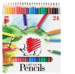 ICO Színes ceruza ICO Süni hatszögletű 24 darabos (7140083002)