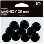 GRAND Táblamágnes GRAND 20mm fekete 10 darabos (130-1687) - vectraline