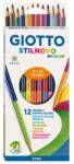GIOTTO Színes ceruza GIOTTO biocolor kétvégű 24 szín 12 darabos (2569 00) - vectraline