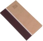 Realsystem Zsebnaptár REALSYSTEM Kensington fekvő fehér lapos barna 2026 (5711-76) - vectraline