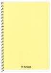 Fortuna Spirálfüzet vonalas FORTUNA Monocolor A/5 70 lapos pasztell sárga (01.02123) - vectraline