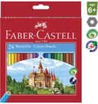Faber-Castell Színes ceruza FABER-CASTELL hatszögletű 24 darabos készlet (120124)