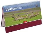 TopTimer Asztali naptár képes TOPTIMER T054 álló fehér lapos Vadászat bordó 2026 (T543T-002) - vectraline