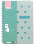 STREET Spirálfüzet vonalas STREET Pad A/5 100 lapos pasztell zöld (67252) - vectraline