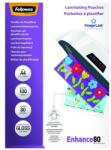 Fellowes Lamináló fólia FELLOWES A/4 80 mikron fényes 100/csom (5306114) - vectraline