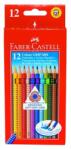 Faber-Castell Színes ceruza FABER-CASTELL Grip háromszögletű 12 darabos (112412)