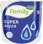 TENTO Kéztörlő tekercses háztartási TENTO Family super aqua 2 tekercses 2 rétegű (231129) - vectraline