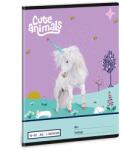 Ars Una Füzet vonalas ARS UNA A/5 32 lapos 16-32 2. osztályos Cute Animals-Unicorn (53594488)