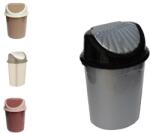 Bursev Szemetes billenő fedeles OYSTER kerek 13L - vectraline