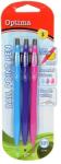 Optima Golyóstoll készlet OPTIMA nyomógombos 521 intenzív színek (100917) - vectraline