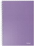 Esselte Spirálfüzet kockás ESSELTE A/5 80 lapos Colour Breeze levendula (628469) - vectraline
