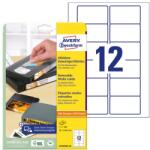 AVERY Etikett AVERY L4742REV-25 78, 7x46, 6mm visszaszedhető 300 címke/doboz 25 ív/doboz (L4742REV-25) - vectraline