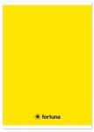 Fortuna Füzet vonalas FORTUNA Monocolor A/5 32 lapos 21-32 sárga (01.02081) - vectraline