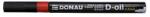 DONAU Lakkmarker DONAU D-oil 2, 2 mm piros (U7368001PL-04) - vectraline