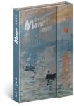 Realsystem Határidőnapló REALSYSTEM 110x160mm heti sárga lapos márneses záródású Claude Monet 2027 (5412-CM) - vectraline