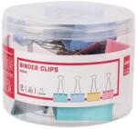 DELI Binder csipesz DELI 51 mm színes 12 darabos (DEL08551) - vectraline