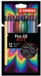STABILO Filctoll STABILO Pen 68 1mm 12 darabos (6812-1-20) - vectraline