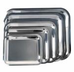  Tálca szögletes rozsdamentes acél krómozott 35 x 28 cm (1605SIS003) - vectraline