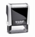 TRODAT Bélyegző TRODAT Printy 4.0 4911 fehér ház fekete párna (4911FEH/F)