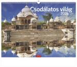 TopTimer Falinaptár TOPTIMER T093 420x310mm fekvő Csodálatos világ 2026 (T9300-18F) - vectraline