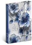 Realsystem Határidőnapló REALSYSTEM 110x160mm heti sárga lapos márneses záródású Porcelain flower 2027 (5412-PO) - vectraline