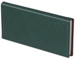 TopTimer Zsebnaptár TOPTIMER Traditional T030 fekvő fehér lapos zöld 2027 (T030T-006) - vectraline