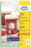 AVERY Etikett AVERY L5081 65 mm kör visszaszedhető 10 íves (5081)