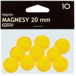 GRAND Táblamágnes GRAND 20mm sárga 10 darabos (130-1691) - vectraline