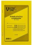 VECTRALINE Nyomtatvány átadás - átvételi elismervény VECTRALINE 25x3 lapos A/5 (B13-69/V) - vectraline