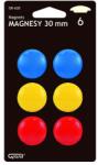 GRAND Táblamágnes GRAND 30mm 6 darabos vegyes színű (130-1550) - vectraline