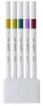 uni Tűfilc UNI EMOTT 5 darabos 0, 4mm (szalmasárga, almazöld, kékeszöld, írisz lila, vörösbor) (2UEMOTTNO8) - vectraline