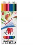 ICO Színes ceruza ICO Süni hatszögletű hajlékony 12 darabos (7140114003)