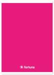Fortuna Füzet vonalas FORTUNA Monocolor A/5 32 lapos 21-32 4-8. osztályos magenta (01.02078) - vectraline
