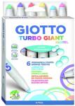 GIOTTO Filctoll GIOTTO Turbo Giant pasztell vastag 7, 5mm akasztható 6 darabos (4310 00) - vectraline