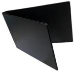  Mappa villámzáras A/5 pvc fekvő fekete (H-221) - vectraline