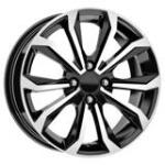 KORMETAL DY1487 Gloss Black Full Polished 4/100 17x7, 5 ET35 60, 1 - 4sgumi