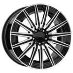 KORMETAL DY1469 Gloss Black Full Polished 5/112 19x8 ET43 66, 6 - 4sgumi