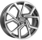 Elit Wheels Cyclone Antracit polírozott 5/100 17x7 ET40 57, 1 - 4sgumi