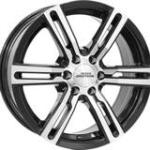 Inter Action KARGIN 6 Fényes fekete polírozott 6/120 16x6, 5 ET50 74, 6