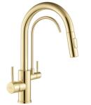 Rea Eco Fresh, mosogató csaptelep kifolyóval ivóvízszűrőhöz, fényes arany, REA-B8989 (REA-B8989)