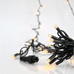 EUROLAMP Fényfüzér Kültér 100 Led, Meleg Fehér, 10, 1m, Sorolható, Ip65, Zöld Kábel (600-11108)