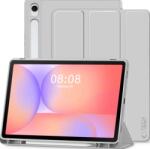 Tech-Protect SC PEN husă pentru Galaxy Tab S9 11.0 / S9 FE / S10 FE / S10 Lite 10.9 X710 / X716B / X510 / X516B / X520 / X526 / X400 / X406B Gri (5906302332731)